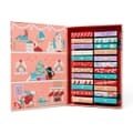 Åben DAVIDsTEA 24 Days of 2026 Tea-adventskalender med rækker af små dåser