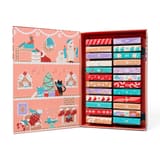Åben DAVIDsTEA 24 Days of 2026 Tea-adventskalender med rækker af små dåser