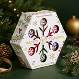 Sechseckige Nordqvist Arctic Flavors Winterteekollektionsbox
