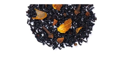 Thé noir en vrac Adagio Christmas avec des morceaux d'orange séchée