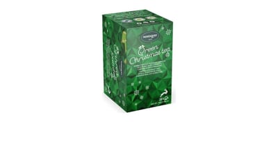 Boîte verte de sachets de thé Nordqvist Green Christmas