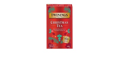 Boîte rouge Twinings Christmas Tea