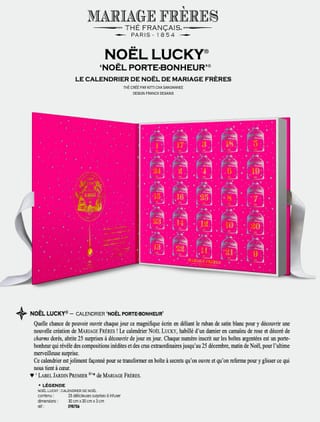 Mariage Frères Noel Lucky Advent Calendar