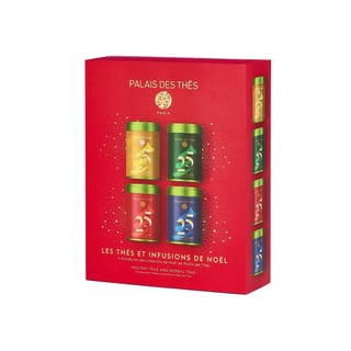 Palais des Thés Les Thés et Infusions de Noël-æske med fire minidåser