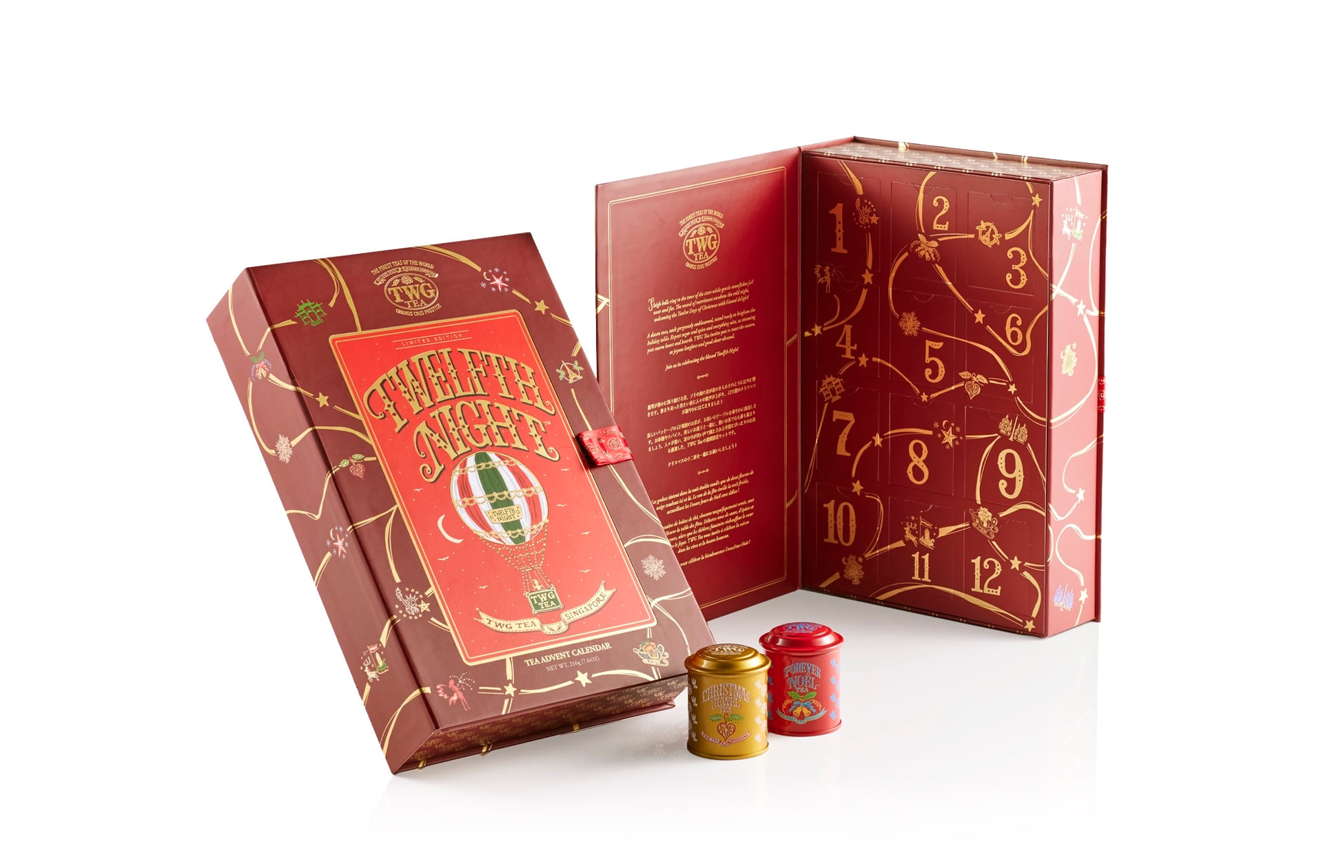 茶 TWG Tea TWELFTH NIGHT TEA ADVENTCALENDAR TWG Tea Twelfth Night Calendar 2026: 9.0/10, 12 days